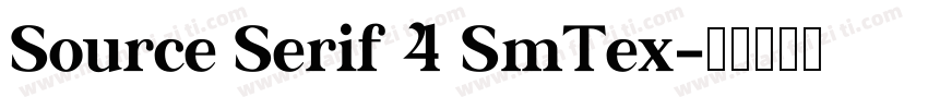 Source Serif 4 SmTex字体转换